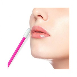 Lumina D Lip Brush Disposable Portable Lip Brush Lipstick Brush Lip Brush Selection/Lip Brush Pink (50 pieces)