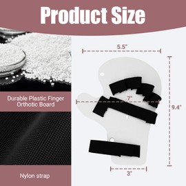 Mediss Finger Splint Fixing Plate - Resting Hand Orthotics Board, Hand Separator Support Training Immobilization Device for Stroke Hemiplegia Arthritis Spasm, Fits Right or Left