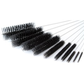LoveInUSA Straw Cleaner Brush, Nylon Tube Brush Set Small Bottle Brush Nylon Pipe Tube Cleaner 8 Inch, Set of 10pcs