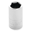 Performance Tool W36012 Chrome 1/4 Drive 6-Point Socket, 3/8