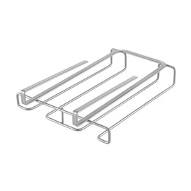 Metaltex Glass Holder, Silver, 21 x 28 x 7 cm