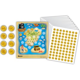 Teacher Created Resources Treasure Hunt Reward Trackers with Stickers (TCR6865)