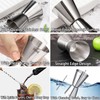 RUIJIE Cocktail Measuring Cups Stainless Steel Bar Measure 2 cl