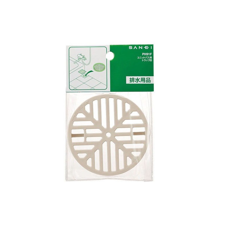 SANEI (サンエイ) Drain Parts, Unit Bath Trap Plate, Hair Catcher,