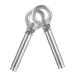 Gadpiparty Stainless-Steel Expansion Screws 2pcs Masonry Anchor Concrete Wall Hooks Drywall Screws