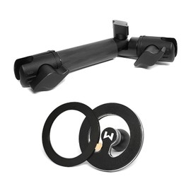 WXRYLYN Upgrade 2.0 Magnetic Phone Mount and 60-10mm Locking Carbon Fiber Kevlar Mounting Arm with Articulating Joint Dual 20mm Socket Ends