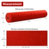 HOMBYS 450 GSM Extra Thick Red Carpet Runner for Partys
