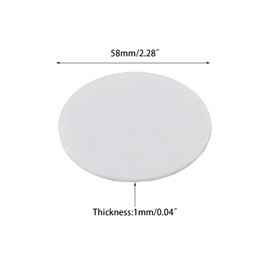 Boguish 150 Pcs Foam Lid Liner, PS Foam Resistant Tamper Pressure Sensitive Seal for Bottle Cap Liners Seals