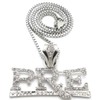 GWOOD PRE Pendant with Crystal Rhinestones on 24 Inch Necklace