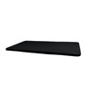 Black Rectangle Tablecloth - 6 Ft Elastic Picnic Table Cloth