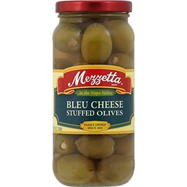 Glass Mezzetta Bleu Cheese Stuffed Olives, 9.5 Ounce(Pack Of 6)