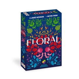 Edition Spielwiese Floral Tactical Tile Games, Logic Card Games, with Solo Variant, Growing Card Game in Floral Design, Easy Entry, for 1-5 People from 8 Years