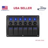 STX 6 Gang ON OFF Rocker Toggle Switch Panel Circuit