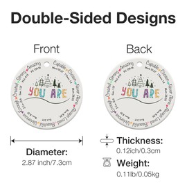 Christian Gifts for Women, Birthday, Religious, Best Friend, BFF, Friendship, Spiritual, Catholic, Motivational, Gifts for Women, Girlfriend, Christmas Ceramic Ornament