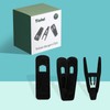 Tinfol 50pc Velvet Hangers Clips, Black Pants Hangers Clips, Strong