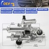 68003582AB Upgrade Aluminium Thermostat Housing Assembly Compatible with 11-14 Chrysler