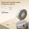 NIIMBOT D110 Label Maker Tape Adhesive Clear Label Paper 0.55"