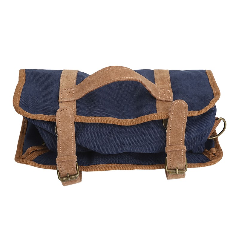 Bartender Tool Bag Bar Kit Bag Waterproof Canvas Multiple Compartments