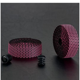 JMFahrrad Bicycle Handlebar Grip Tapes PU+EVA Anti-Slip Handle Bar Wrap,2 Roll of Pink