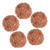 SUPVOX 5pcs Artificial Beef Meatball Model Fake Food Toy Realistic