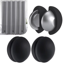 Shower Curtain Weights, Silicone Encased Strong Shower Curtain Magnets, No Rust Clang or Falling Apart, Stop Shower Curtain from Blowing Window Curtain Outdoor Curtain Weights Tablecloth Weights