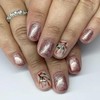 24 Pcs Fall Winter Press on Nails Short Square -
