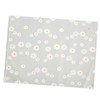 30PCS Frosted Slide Zip Plastic Bags Daisy Pattern Reusable Lightweight