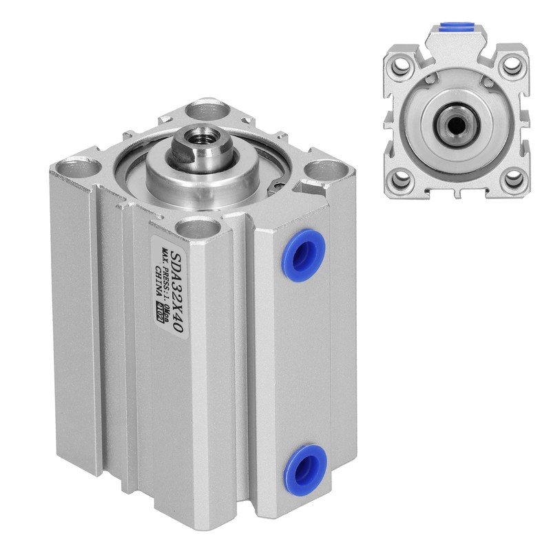 Air Cylinder Aluminum Thin Double Acting Sealing Pneumatic Components Accessories