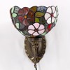 Tiffany Wall Sconce Lamp Plug In or Hardwire Wall Light