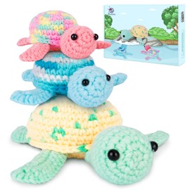 Crochetta - Kit de ganchillo para principiantes, kit de ganchillo para adultos con tutoriales en video paso a paso, kits de ganchillo de bricolaje