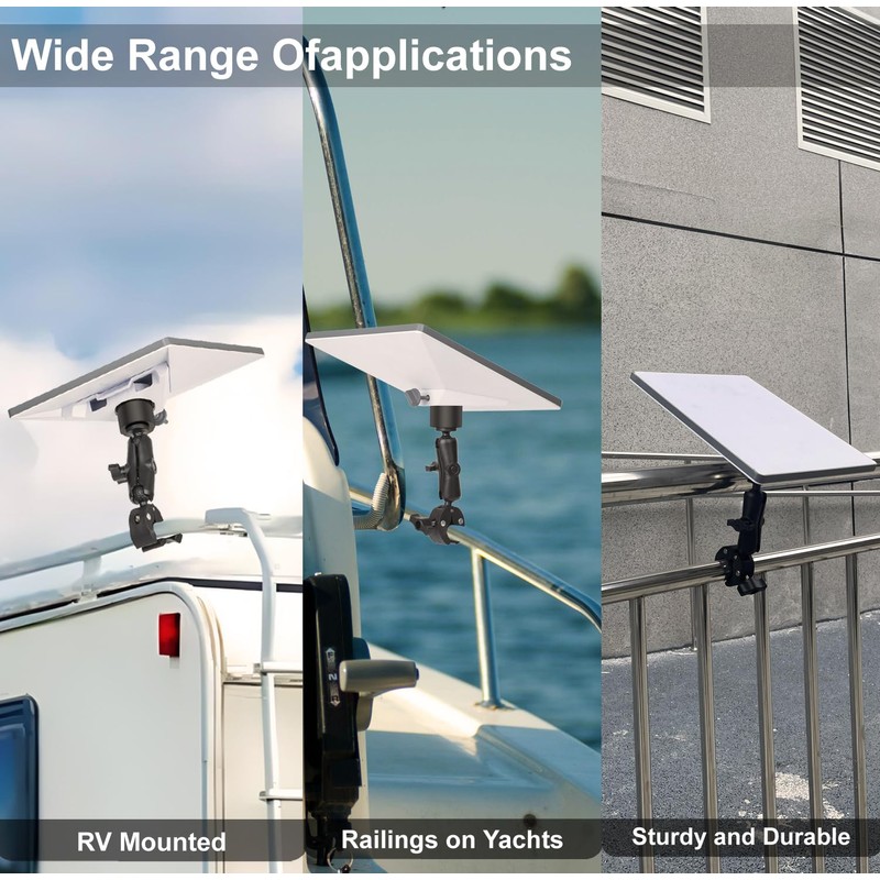 Starlink Mini Mount Kit, Universally Adjustable Angle Clamp Mount for