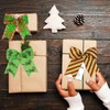 12 Pcs Red Green Christmas Bows, 6 Inch Large Christmas