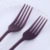 Bisda 5-Piece Purple Silverware Flatware Set Service for 1 Stainless