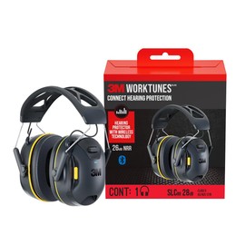 3M WorkTunes Connect Wireless Hearing Protector with Bluetooth Technology, Bluetooth Hearing Protection with a 26 dB Noise Reduction Rating | 3M Safety