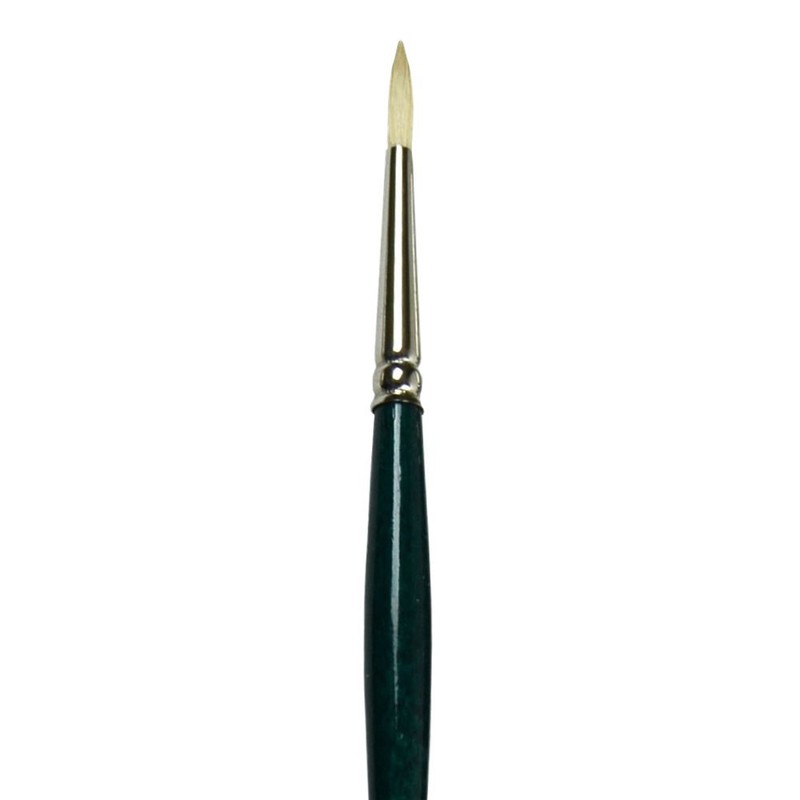 Princeton Ashley Natural Bristle Paint Brush for Oil and Acrylic,