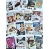 10 Pcs Dollhouse Miniature Restaurant Store Poster Retro self adhesive
