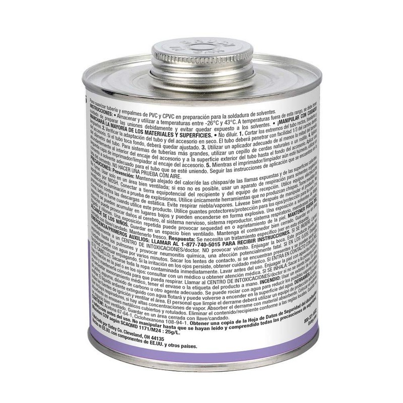 Oatey 32 OZ Purple Primer/Cleaner (30806) (12/each), 1 Quarts (Pack