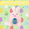 VFM e-Store - Easter Bunny Soft Toy Hugging Shiny Egg
