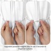 Elegant Magnetic Curtain Tiebacks 2 Pack White Tie Backs for