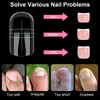 Pack of 150 Polygel Nail Shapes for Toes, 15 Sizes,