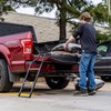 Traxion 5-100 Tailgate Ladder , Black