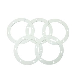 6" Pellet Stove White Gasket for Combustion Exhaust Fan Mounting Blower to Housing Seal with 100's and Most Pellet Stoves 2100J MAR60487（5/pack）