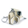 Yocipa Cute Bag Charm Genuine Leather Elephant Key Chain Leather