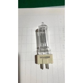 Tawelun FRK T7 120V 650W Bi-Pin Based Stage GY9.5 FRK 650W Halogen Lamp Bulb,T-7 Stage Studio Lamp,Clear，FRK 120V 650W Halogen lamp is Specially Designed for Professional use in Stage, Theater, Film