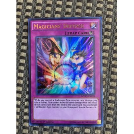 YU-GI-OH! - Magicians' Defense (MVP1-EN028) - The Dark Side of Dimensions Movie Pack - 1st Edition - Ultra Rare