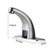 Touchless Bathroom Sink Faucet，Automatic Motion Sensor Faucets with 1 Hole