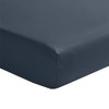 Palazzo Fitted Sheet Cotton Sateen Midnight Blue 90 x 200