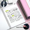 Yoment Graph Paper Notebook Spiral Notebook 8.5 x 11 A4