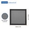 QUARKZMAN 5 Stück PC-Staubfilter, 120mmx120mm PVC Computer-Gehäuse-Kühler Staubschutz-Mesh-Abdeckung Lüftergitter für