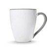GMUNDNER KERAMIK Breakfast Cup Max Capacity: 0.3 Litres Grey Rim